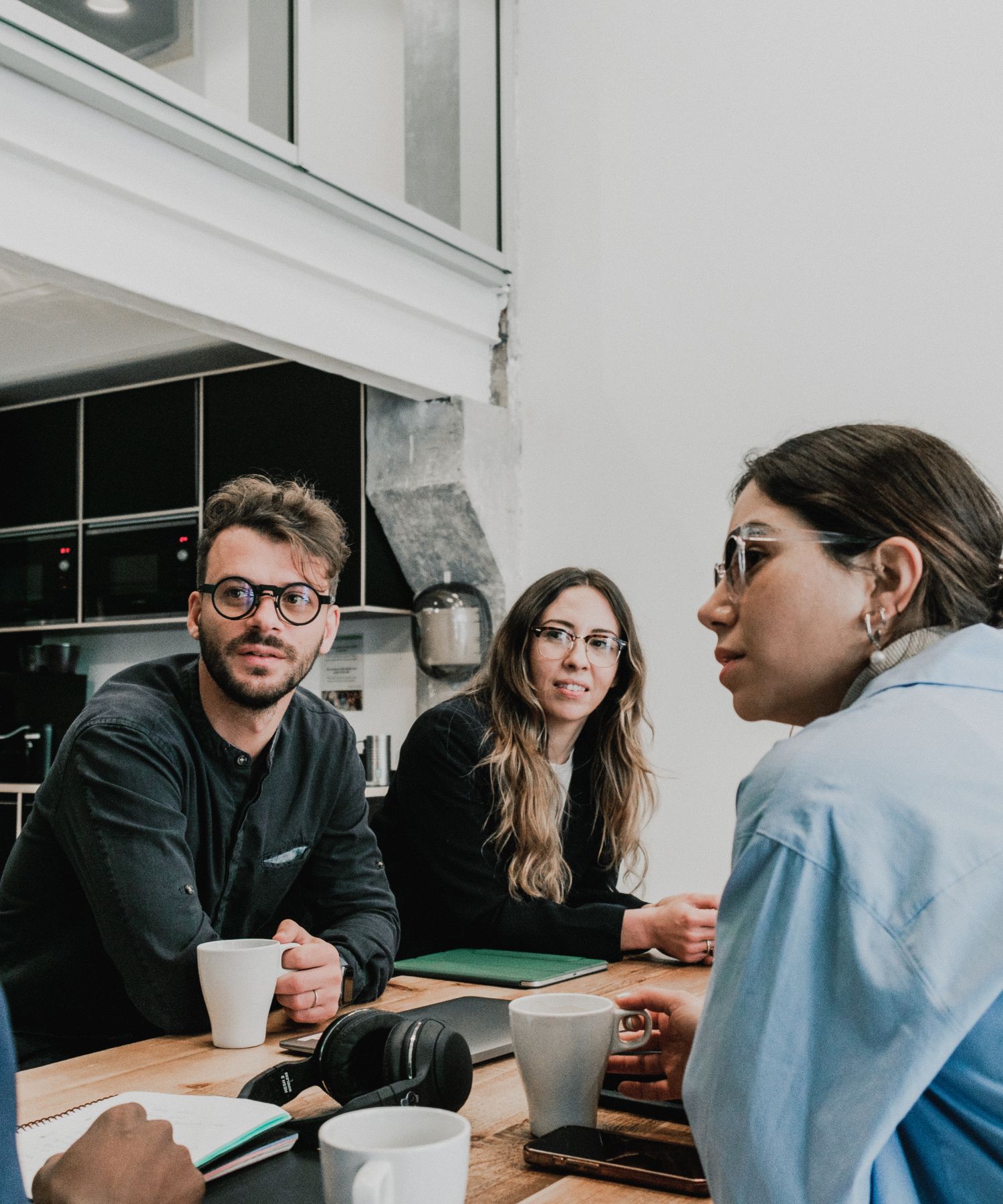 Consultants in meeting